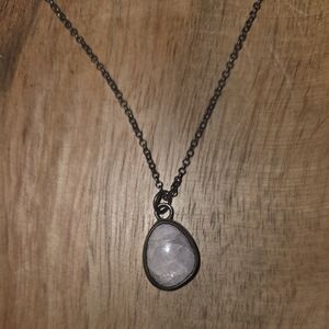 Moonstone Teardrop Necklace